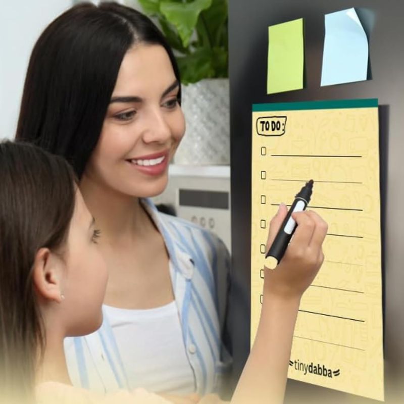Magnetic to do List Fridge Magnet with Marker