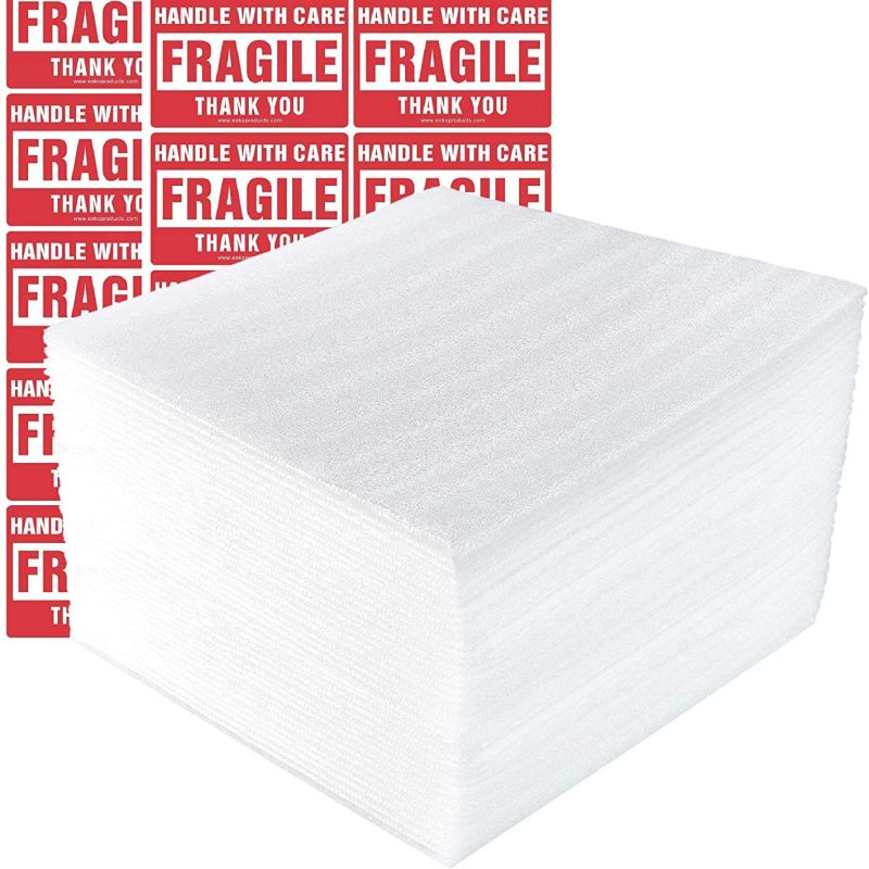 Information graphic from the Amazon listing for tinydabba 2MM EPE Foam Wrap
