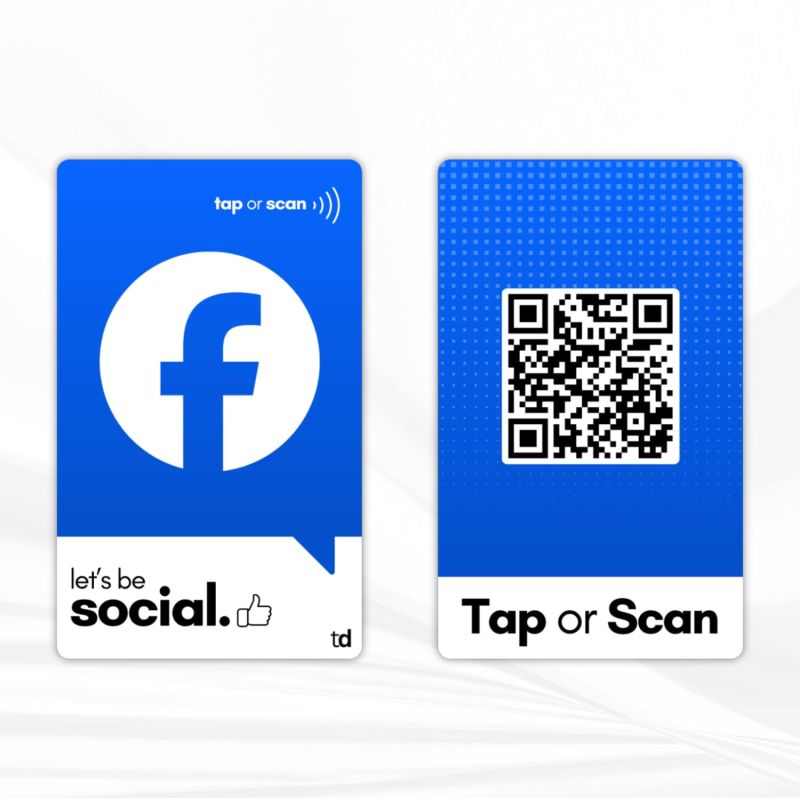 Facebook NFC Card