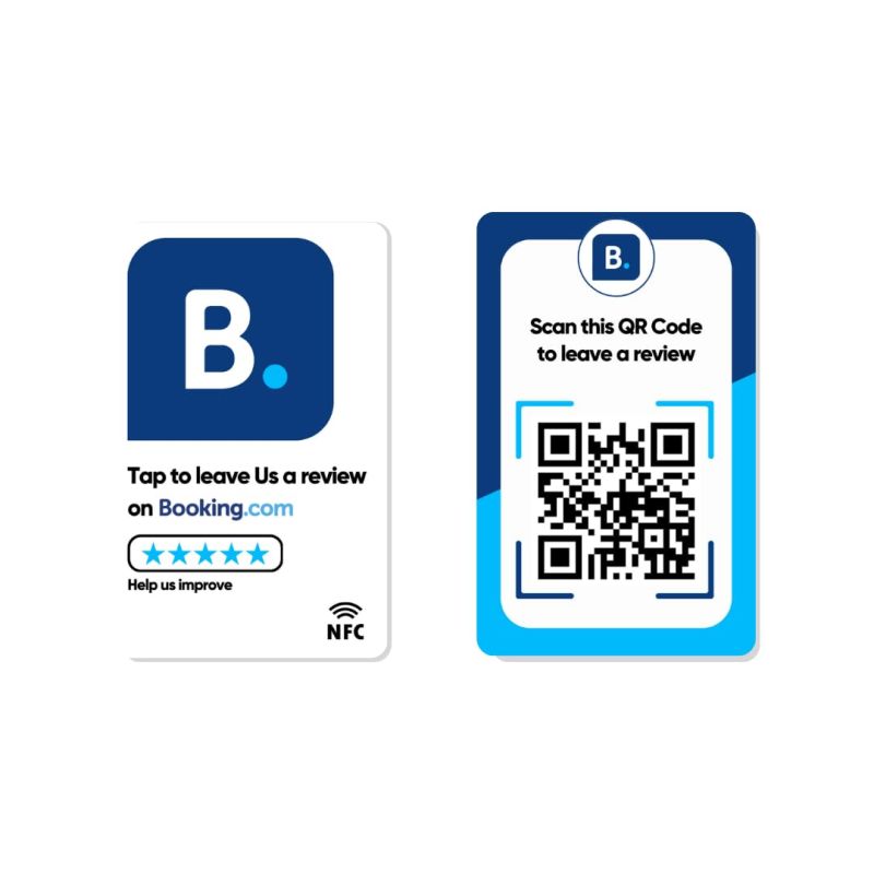 Booking Review NFC Card