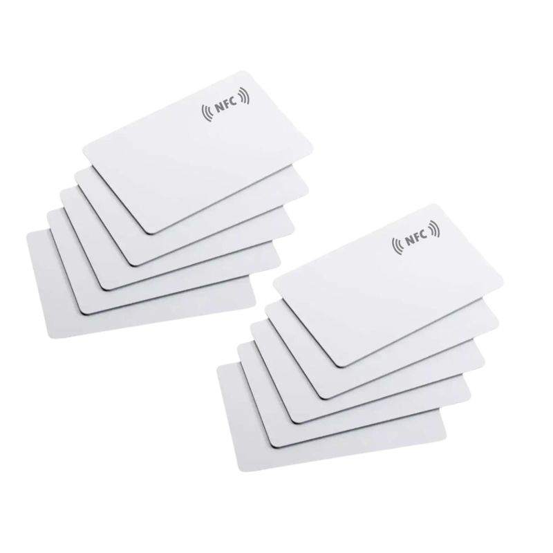 tinydabba 10 NFC Cards With NTAG, Works with Android and iOS