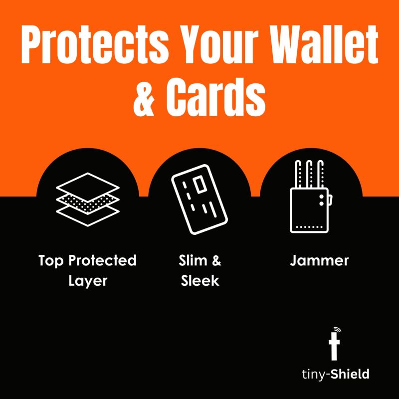 Information graphic from the Amazon listing for tinydabba NFC Blocking Cards (2-Pack)