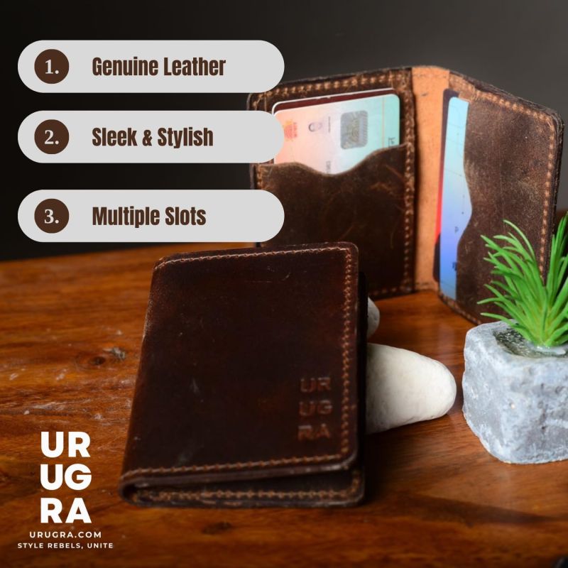 Information graphic from the Amazon listing for urugra RFID & NFC Blocking Wallet for Men