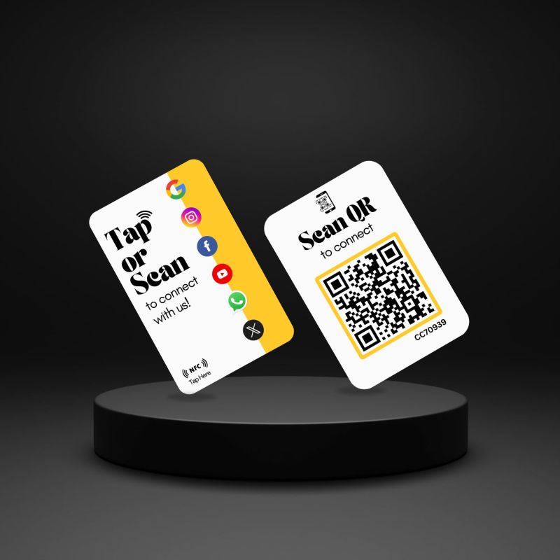 Information graphic from the Amazon listing for tinydabba Review card