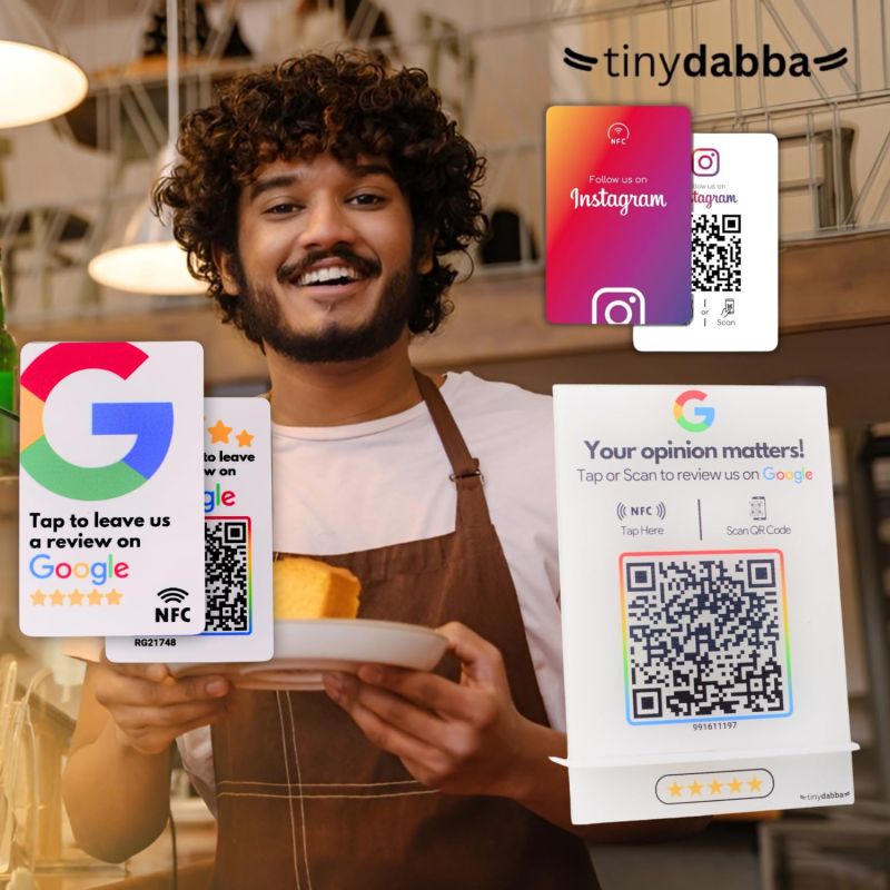 Information graphic from the Amazon listing for NFC & QR Combo KIT