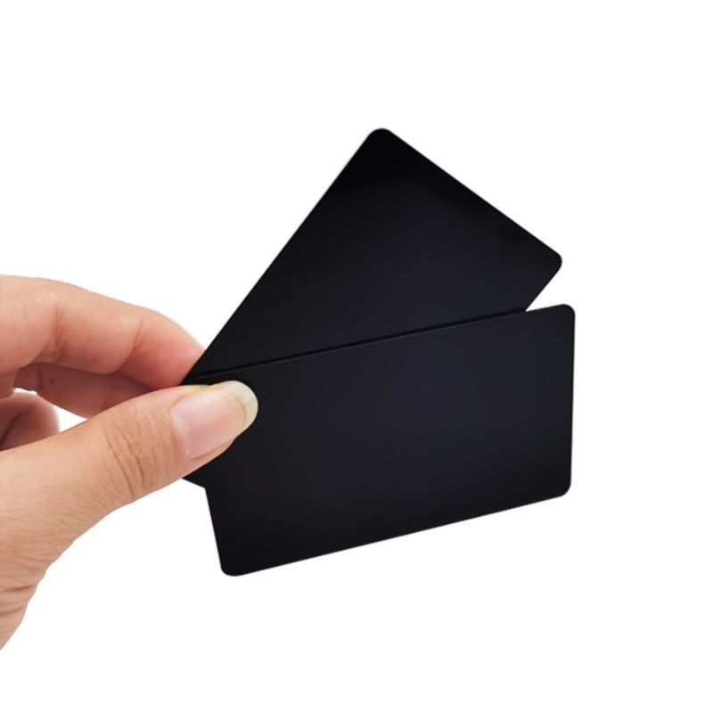 Information graphic from the Amazon listing for NFC Business Cards With NTAG, Works with Android and iOS
