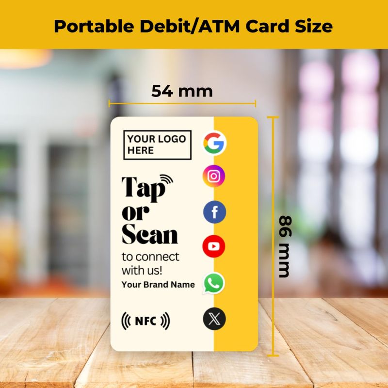 Information graphic from the Amazon listing for tinydabba Custom Combo Review card