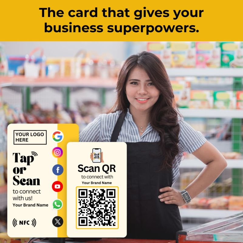 Information graphic from the Amazon listing for tinydabba Custom Combo Review card