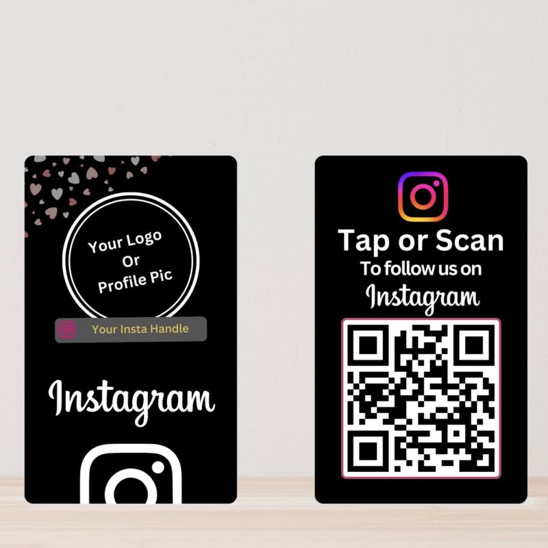 Custom Instagram NFC Card