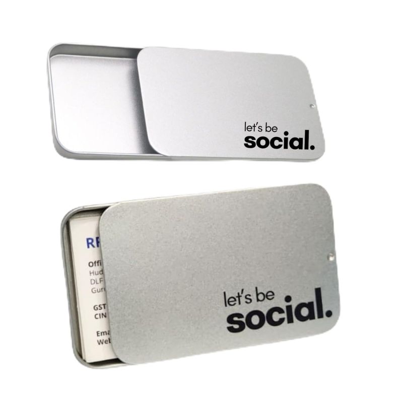 tinydabba Metal Visiting Card Holder