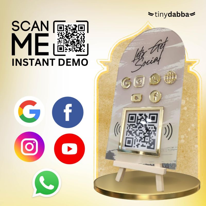 Information graphic from the Amazon listing for tinydabba Combo Standee 5-in-1