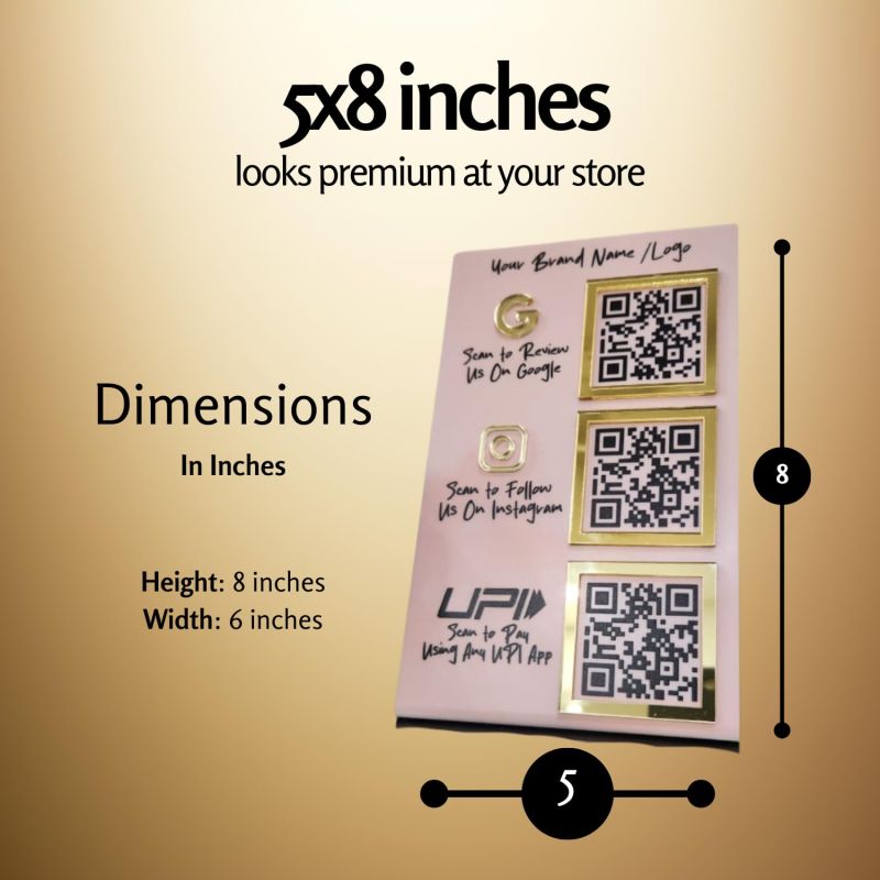 Information graphic from the Amazon listing for tinydabba Custom Combo 3-in-1 Standee
