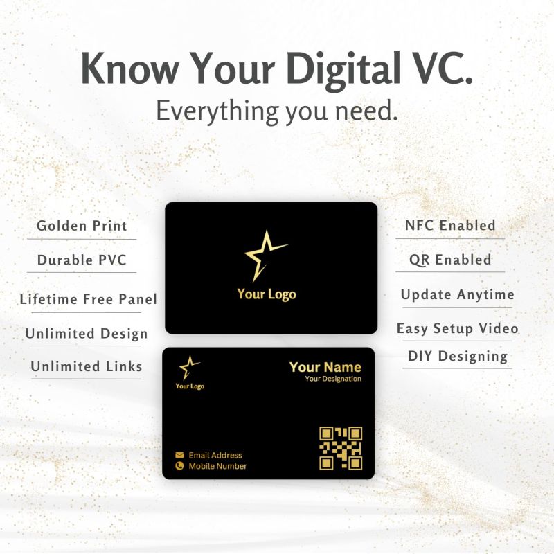 Information graphic from the Amazon listing for tinydabba Customised NFC Business Card
