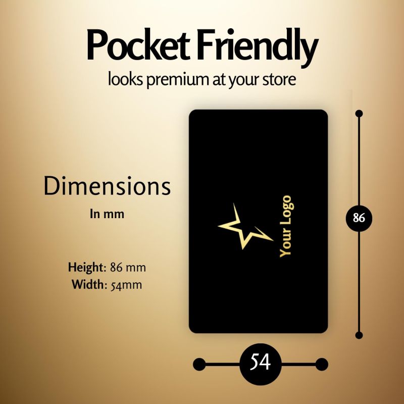 Information graphic from the Amazon listing for tinydabba Customised NFC Business Card