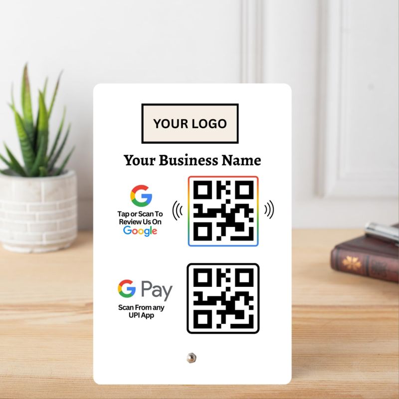 tinydabba Combo Standee for Review & UPI Payment