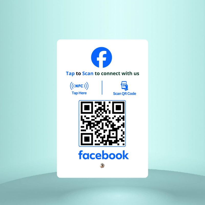 tinydabba Facebook Standee with NFC & QR Code