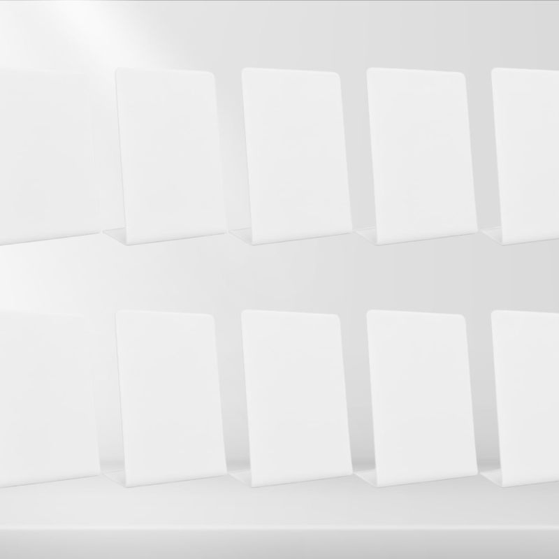 tinydabba 4x6 inch white acrylic QR standee