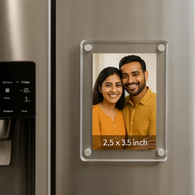 tinydabba Magnetic Acrylic Photo Frame, from the Amazon listing