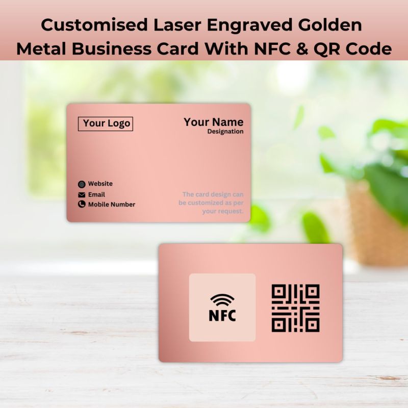 Information graphic from the Amazon listing for tinydabba NFC & QR-Enabled Business Card