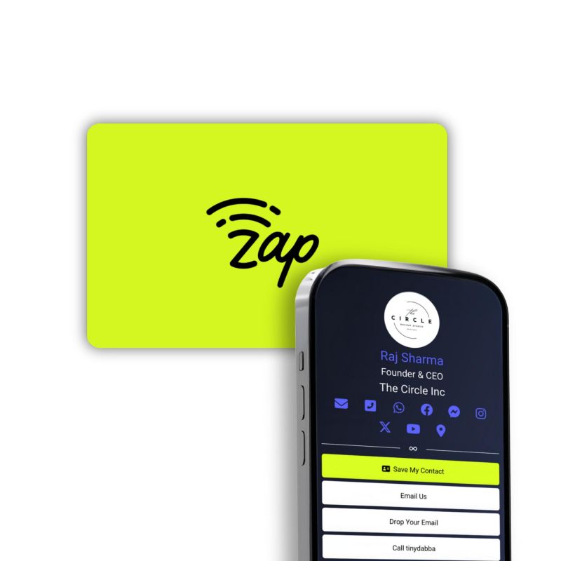 tinydabba Zap NFC Smart Digital Business Card
