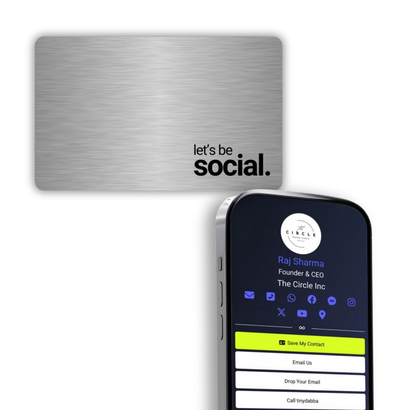 tinydabba Zap NFC Smart Digital Business Card
