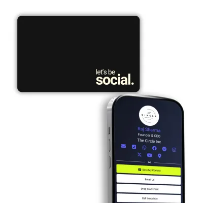 tinydabba Zap NFC Smart Digital Business Card, from the Amazon listing