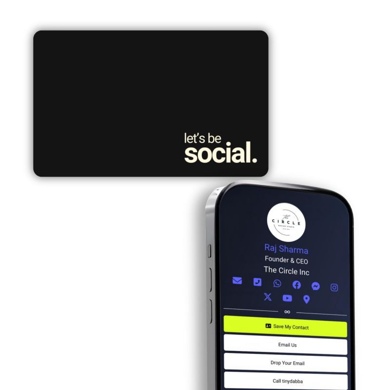 tinydabba Zap NFC Smart Digital Business Card