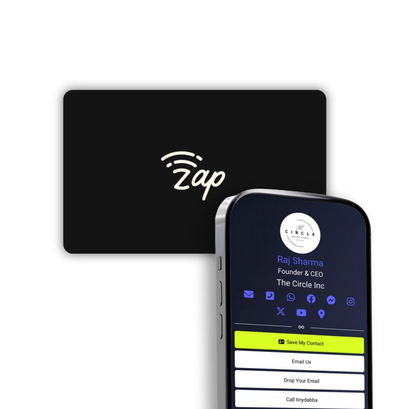tinydabba Zap NFC Smart Digital Business Card