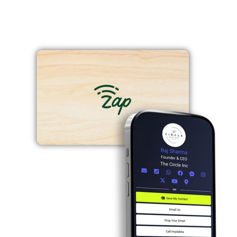 tinydabba Zap NFC Smart Digital Business Card