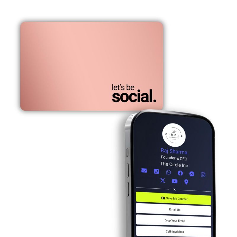 tinydabba Zap NFC Smart Digital Business Card