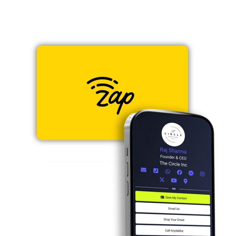 tinydabba Zap NFC Smart Digital Business Card
