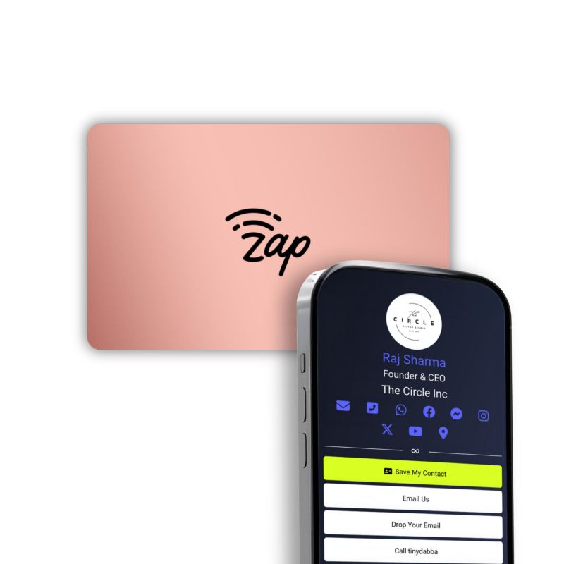 tinydabba Zap NFC Smart Digital Business Card