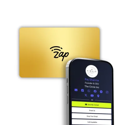 tinydabba Zap NFC Smart Digital Business Card, from the Amazon listing