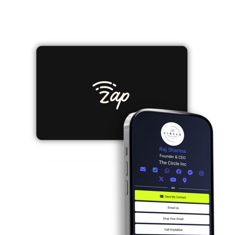 tinydabba Zap NFC Smart Digital Business Card