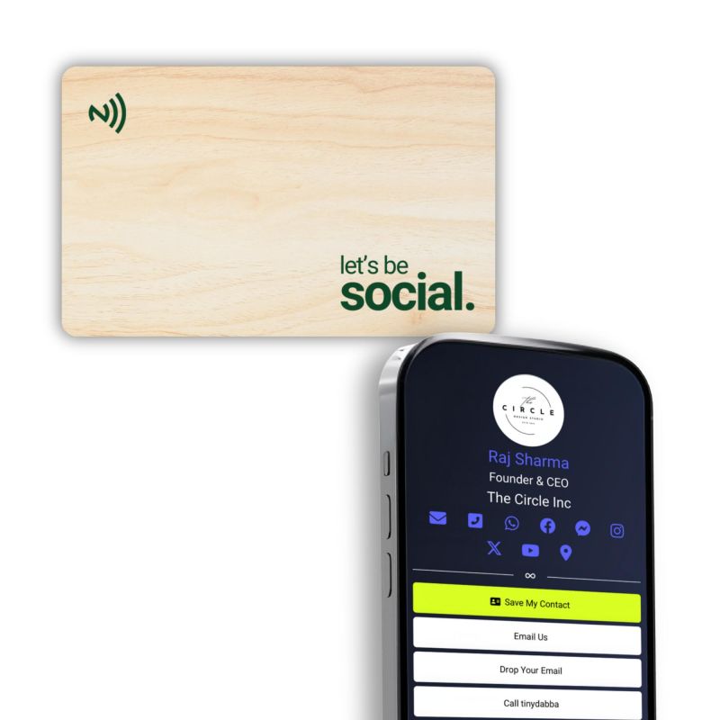 tinydabba Zap NFC Smart Digital Business Card
