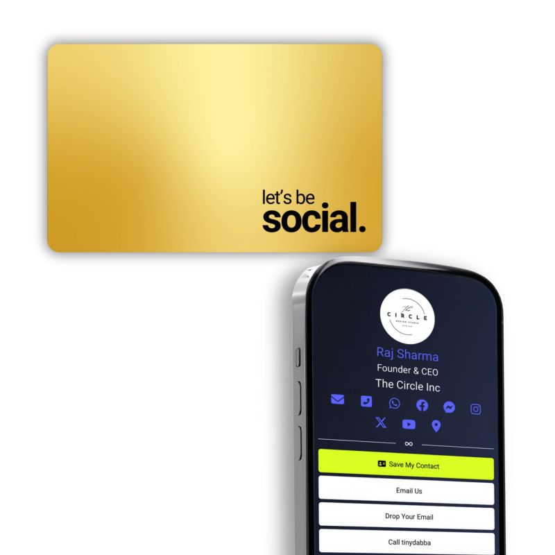 tinydabba Zap NFC Smart Digital Business Card