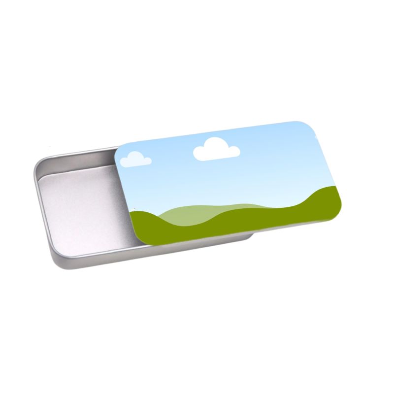 tinydabba Sliding Aluminum Tin Can