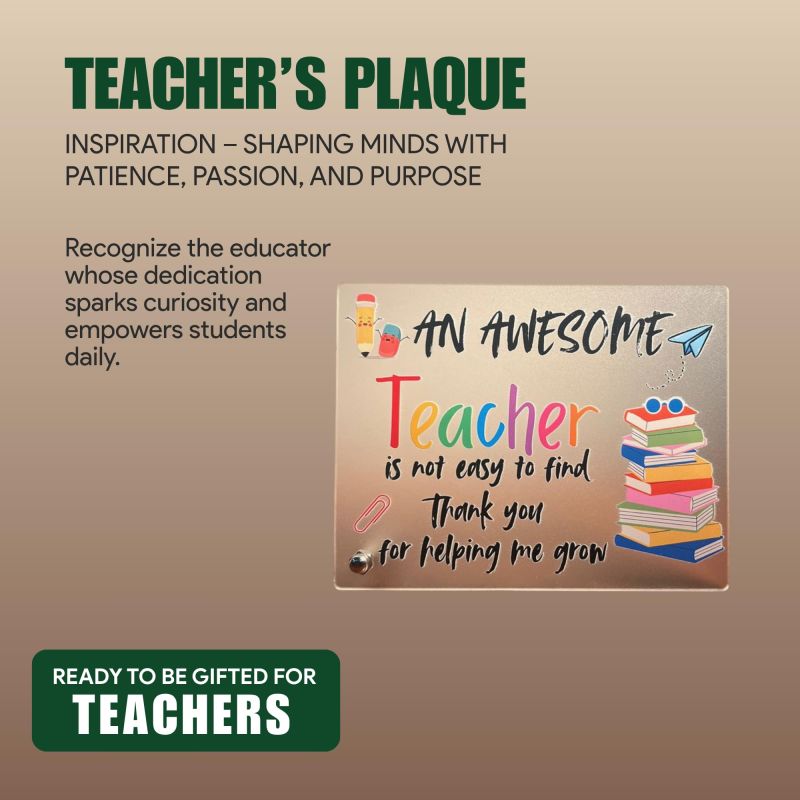 Information graphic from the Amazon listing for tinydabba Teacher Day Gifts