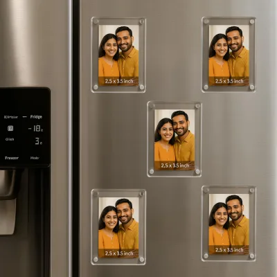 tinydabba Magnetic Acrylic Photo Frame, from the Amazon listing