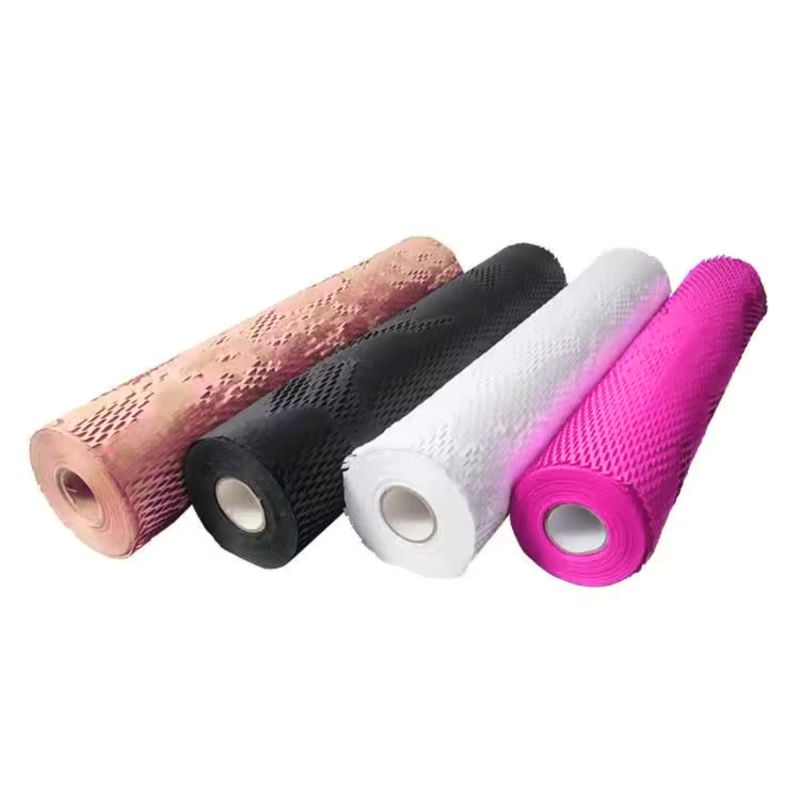 Information graphic from the Amazon listing for Tinydabba Honeycomb Packing Paper, Black, Paper Material, 15 Inches x 10 Metres Roll, Cushioning and Wrapping for Shipping Protection