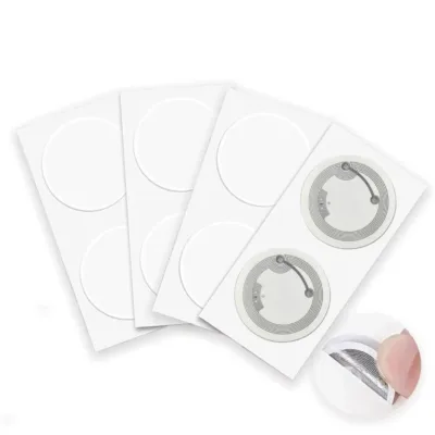 Tinydabba NFC Tag Stickers NTAG213, 25mm Round, Rewritable, Pack of 10, Compatible with All NFC-Enabled Smartphones and Readers, Self-Adhesive, from the Amazon listing